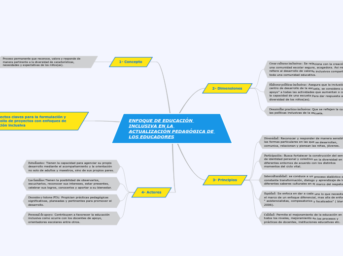 Principios De La Educacion Inclusiva En La Mind Map 6420